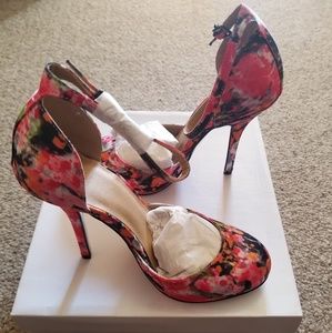Asos floral heels